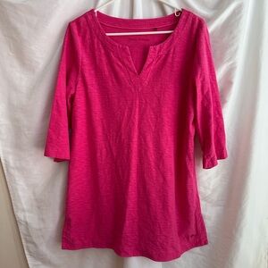 Women’s Tommy Bahama Fuchsia Tunic Top size large